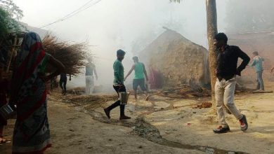 Photo of सलाहपुर गाँव : मांगता बस्ती में लगी आग, गृहस्ती ख़ाक