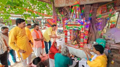 Photo of शिवमय हुई पट्टी, महारुद्राभिषेक के बाद हुआ भव्य भंडारा