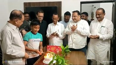 Photo of उत्साह के साथ मनाया गया पूर्व मंत्री का जन्मदिन